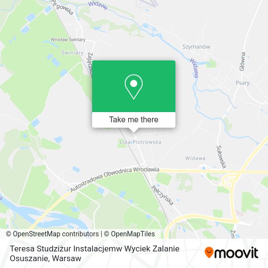 Teresa Studziżur Instalacjemw Wyciek Zalanie Osuszanie map