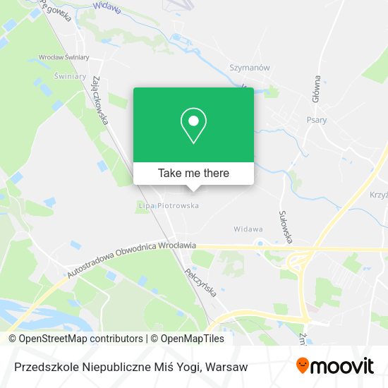 Przedszkole Niepubliczne Miś Yogi map