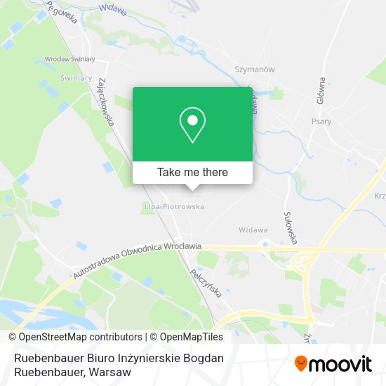 Ruebenbauer Biuro Inżynierskie Bogdan Ruebenbauer map