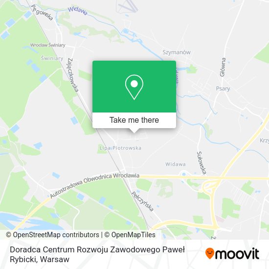 Doradca Centrum Rozwoju Zawodowego Paweł Rybicki map