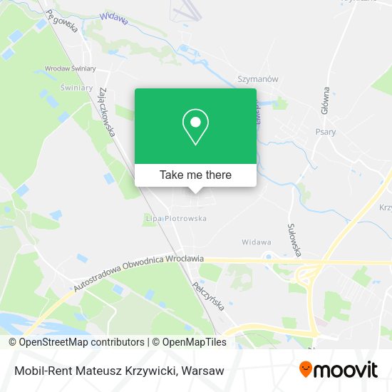 Mobil-Rent Mateusz Krzywicki map