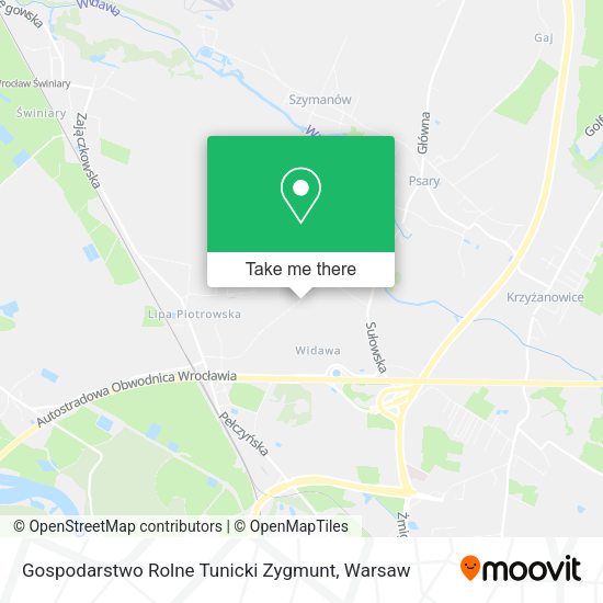 Карта Gospodarstwo Rolne Tunicki Zygmunt