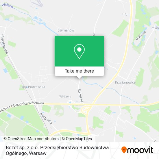 Bezet sp. z o.o. Przedsiębiorstwo Budownictwa Ogólnego map