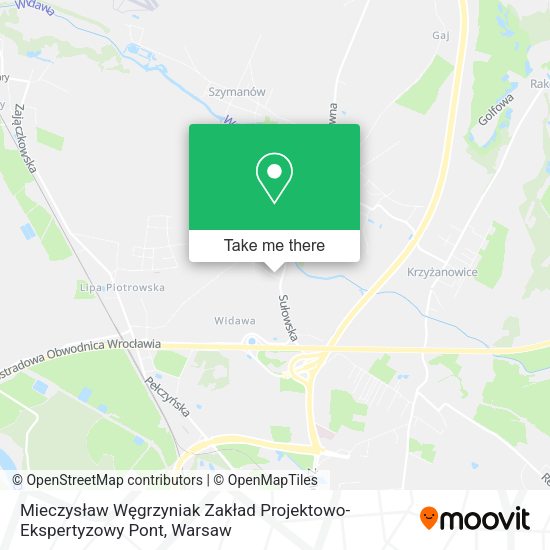 Mieczysław Węgrzyniak Zakład Projektowo-Ekspertyzowy Pont map