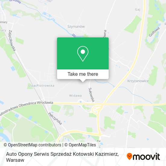 Auto Opony Serwis Sprzedaż Kotowski Kazimierz map