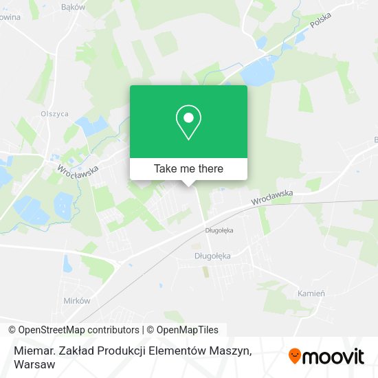 Miemar. Zakład Produkcji Elementów Maszyn map