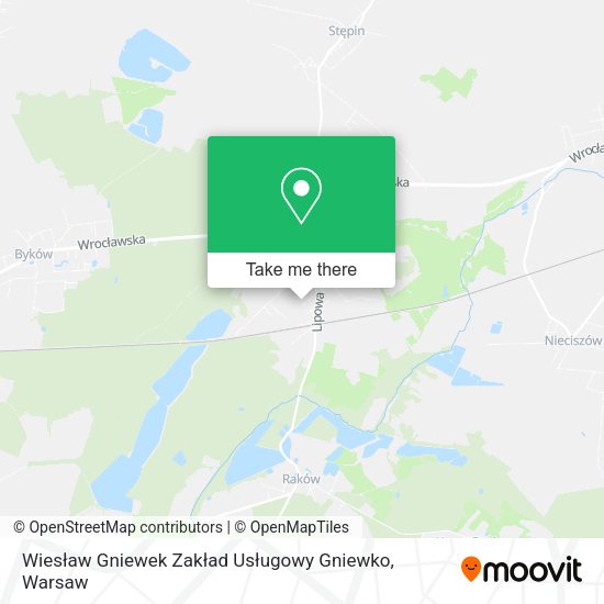 Wiesław Gniewek Zakład Usługowy Gniewko map