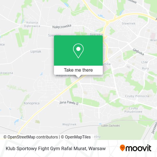 Klub Sportowy Fight Gym Rafal Murat map