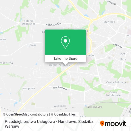 Przedsiębiorstwo Usługowo - Handlowe. Siedziba map