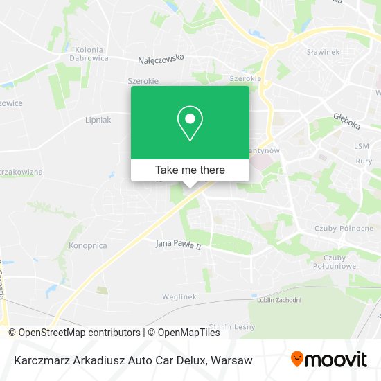 Карта Karczmarz Arkadiusz Auto Car Delux