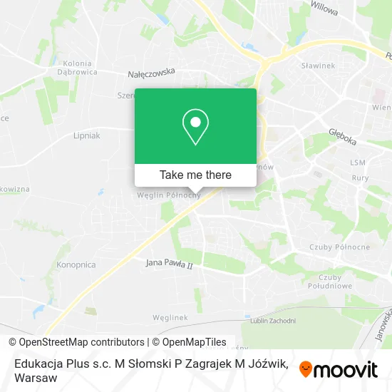 Edukacja Plus s.c. M Słomski P Zagrajek M Jóźwik map