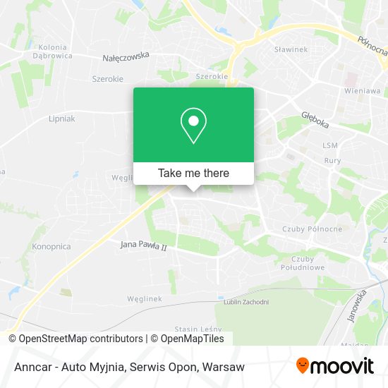 Anncar - Auto Myjnia, Serwis Opon map