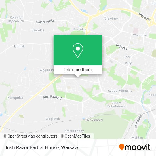 Irish Razor Barber House map