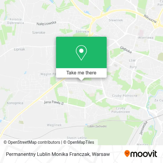 Permanentny Lublin Monika Franczak map