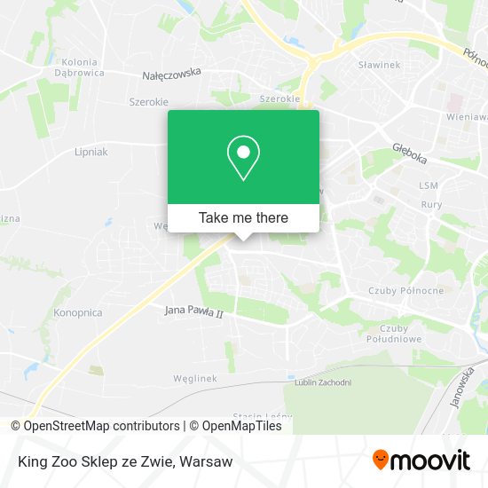 King Zoo Sklep ze Zwie map