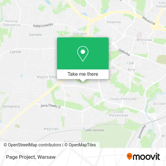 Карта Page Project
