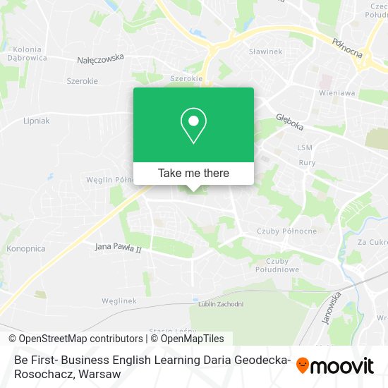 Be First- Business English Learning Daria Geodecka-Rosochacz map