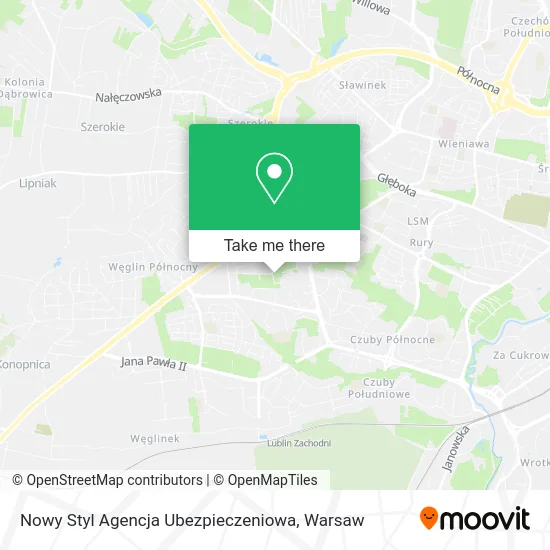 Карта Nowy Styl Agencja Ubezpieczeniowa