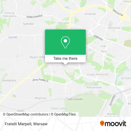 Карта Fratelli Marpell