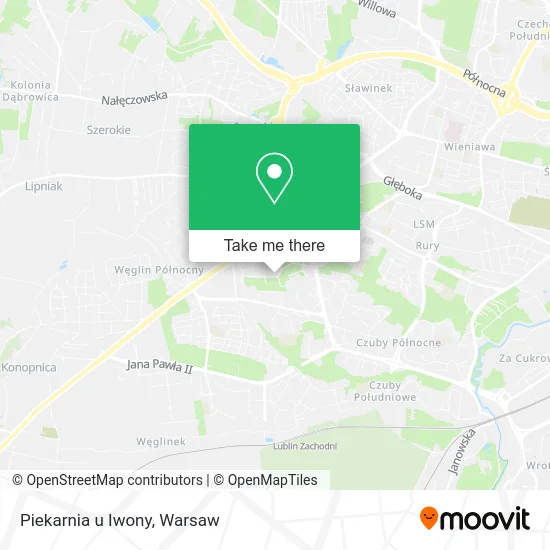 Карта Piekarnia u Iwony