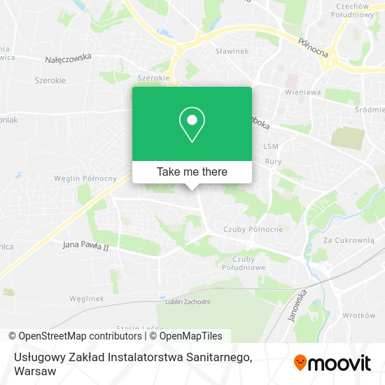 Usługowy Zakład Instalatorstwa Sanitarnego map