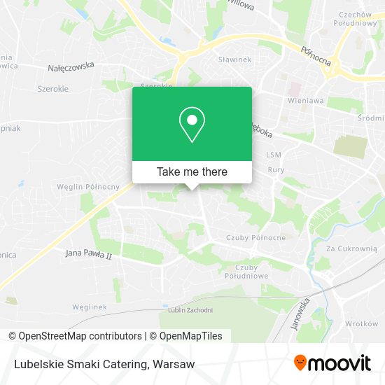 Lubelskie Smaki Catering map