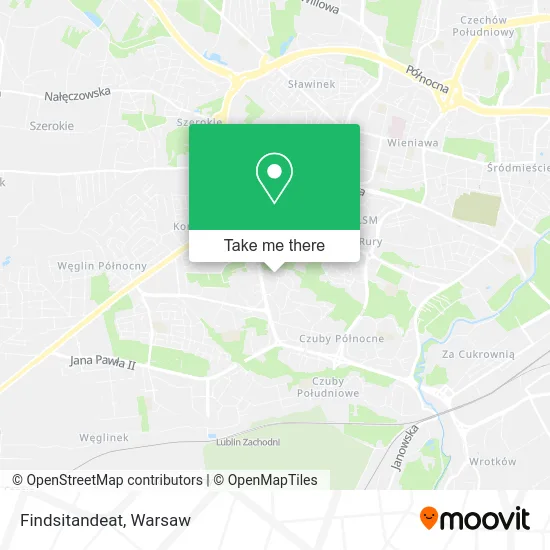 Карта Findsitandeat