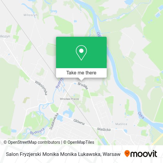 Карта Salon Fryzjerski Monika Monika Lukawska