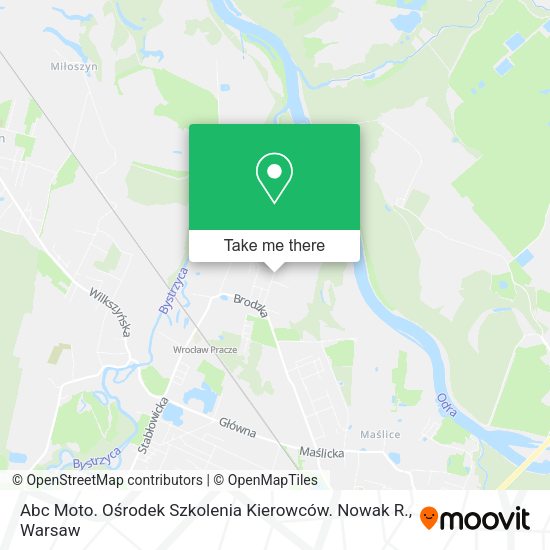 Abc Moto. Ośrodek Szkolenia Kierowców. Nowak R. map