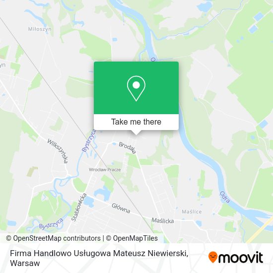 Firma Handlowo Usługowa Mateusz Niewierski map