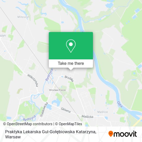 Praktyka Lekarska Gul-Gołębiowska Katarzyna map