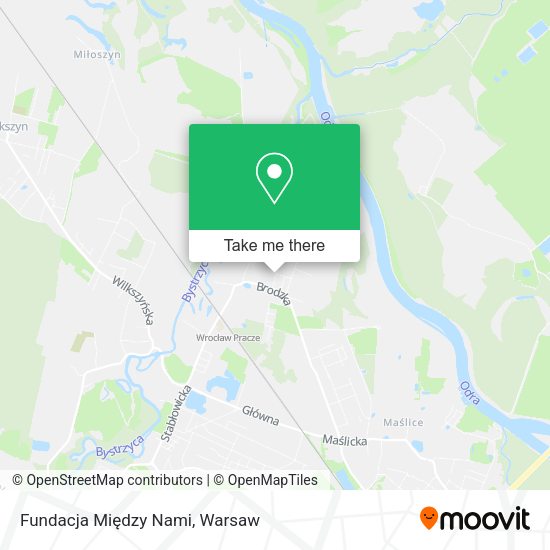 Fundacja Między Nami map