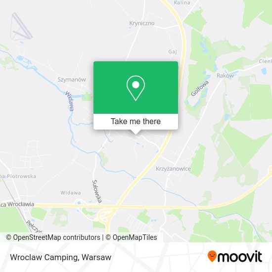 Wroclaw Camping map