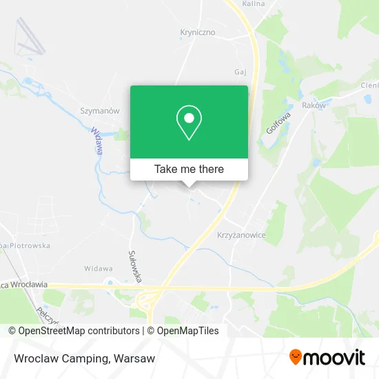 Карта Wroclaw Camping
