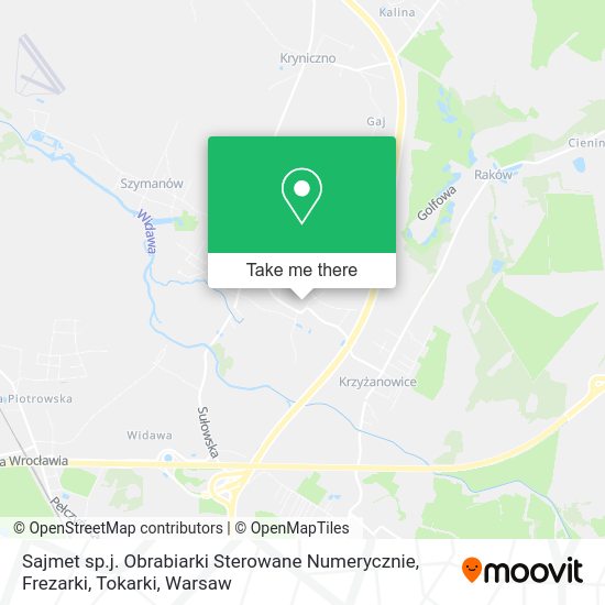 Sajmet sp.j. Obrabiarki Sterowane Numerycznie, Frezarki, Tokarki map