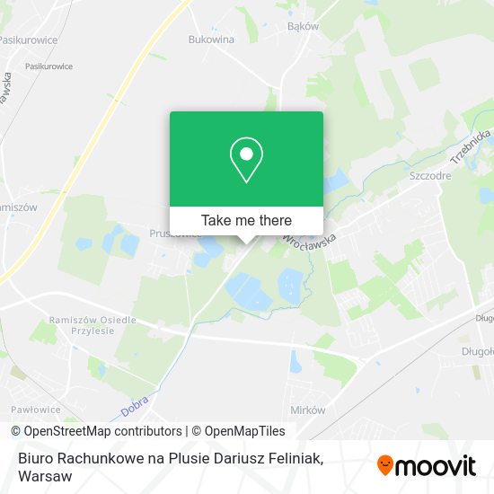 Biuro Rachunkowe na Plusie Dariusz Feliniak map