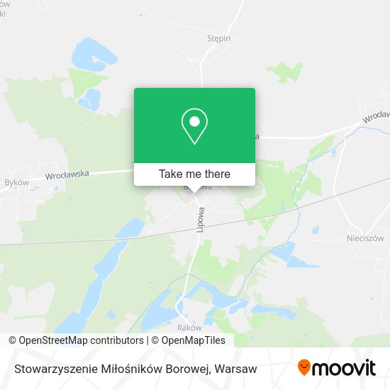 Stowarzyszenie Miłośników Borowej map