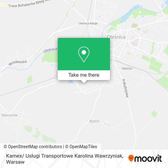 Карта Kamex/ Usługi Transportowe Karolina Wawrzyniak