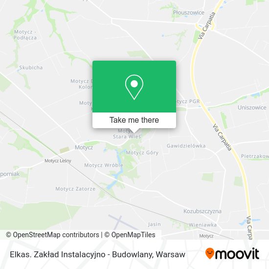 Карта Elkas. Zakład Instalacyjno - Budowlany