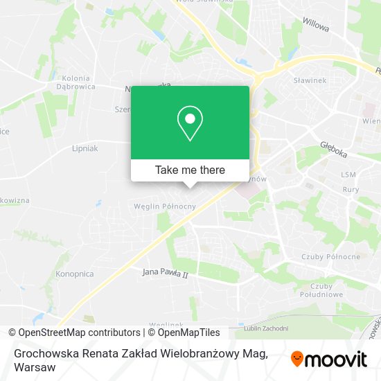 Grochowska Renata Zakład Wielobranżowy Mag map