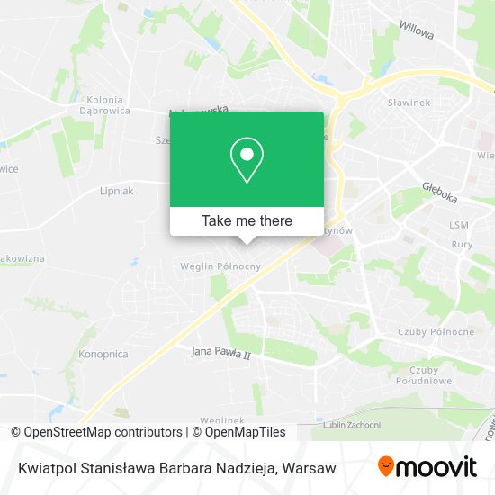 Kwiatpol Stanisława Barbara Nadzieja map