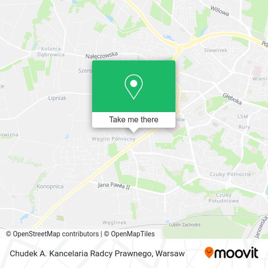 Chudek A. Kancelaria Radcy Prawnego map