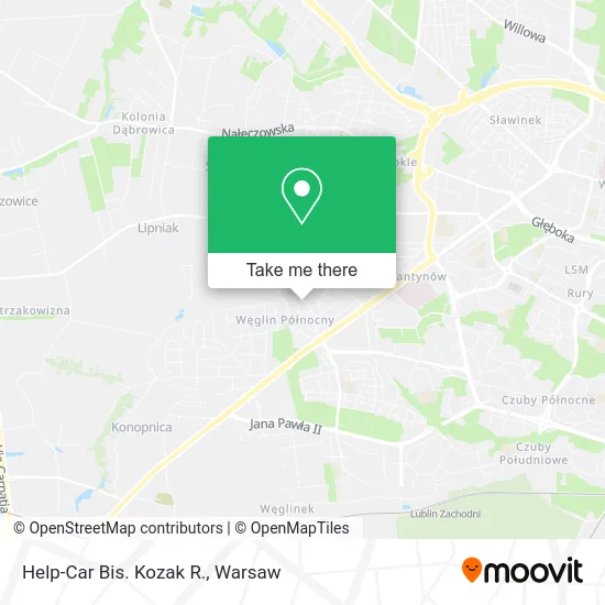 Карта Help-Car Bis. Kozak R.
