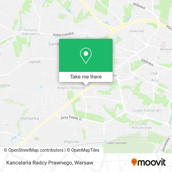 Карта Kancelaria Radcy Prawnego