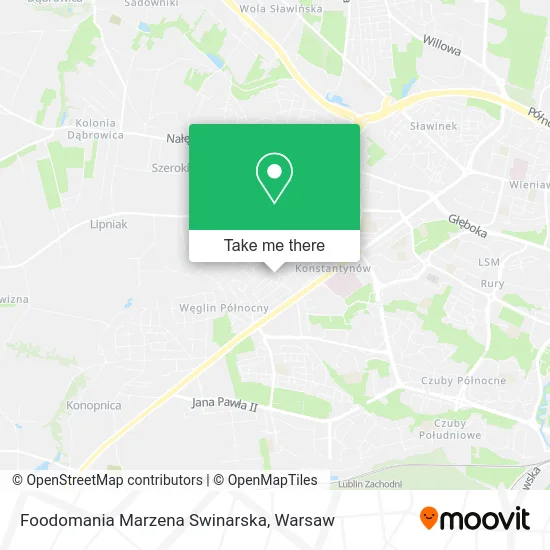 Foodomania Marzena Swinarska map