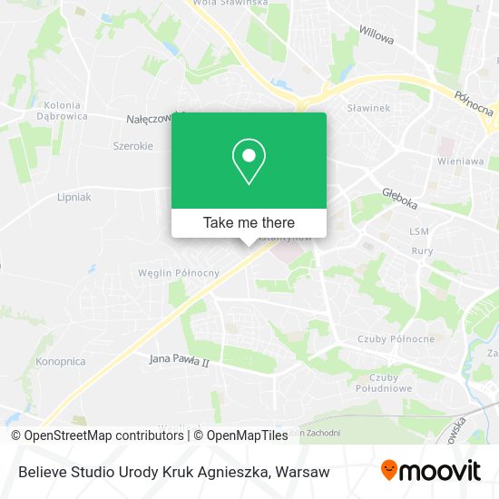 Believe Studio Urody Kruk Agnieszka map