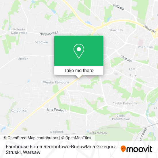 Famhouse Firma Remontowo-Budowlana Grzegorz Struski map