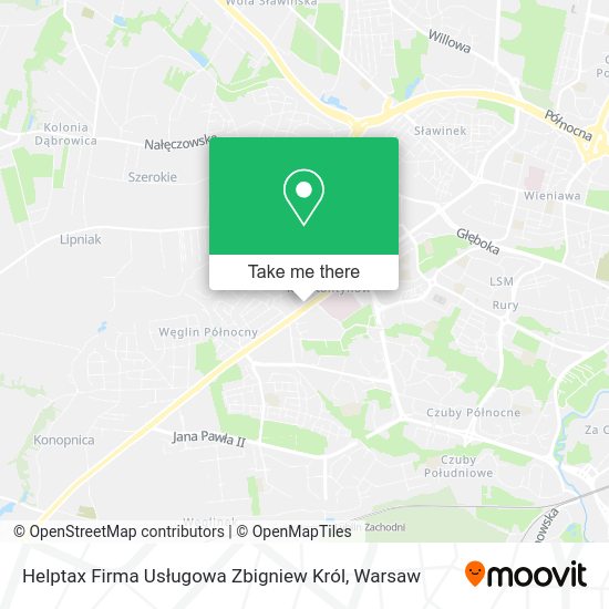 Helptax Firma Usługowa Zbigniew Król map