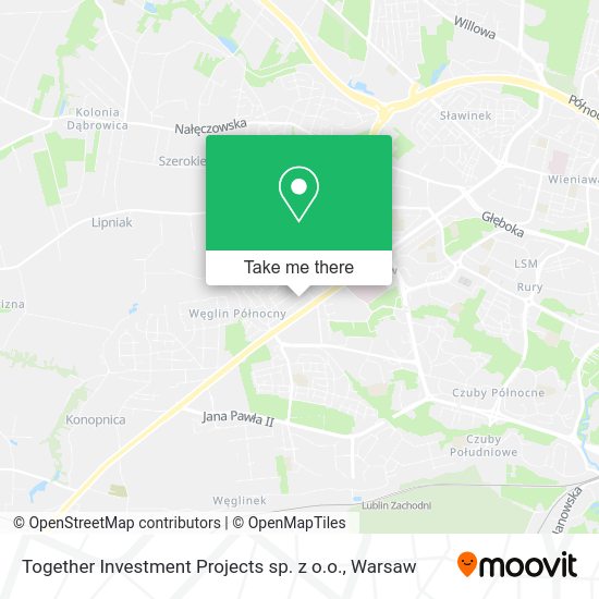 Together Investment Projects sp. z o.o. map