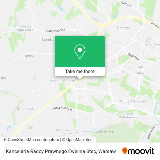 Карта Kancelaria Radcy Prawnego Ewelina Stec
